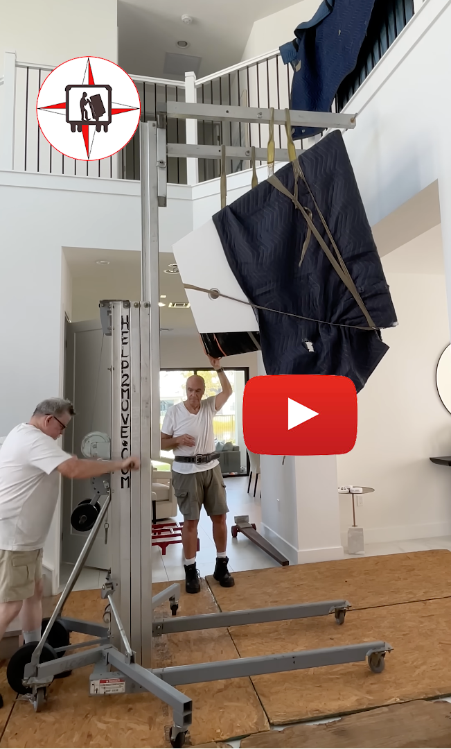 hoisting a 350 lb desk